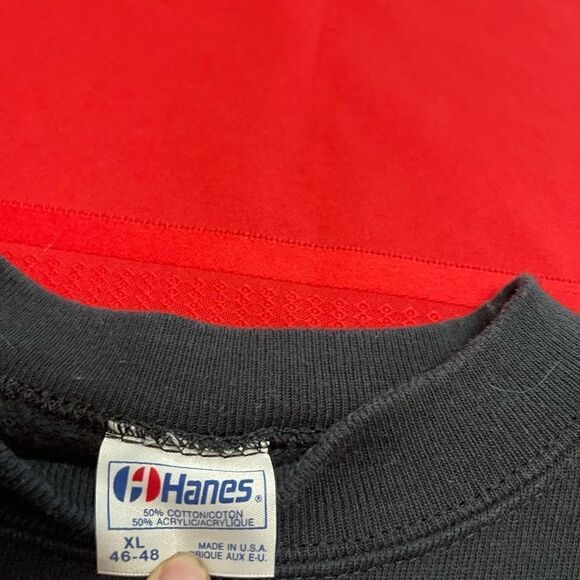 Harlequin N.G. 88 VTG Black Flamingo Sweatshirt Size XL 46-48 - Picture 4 of 8